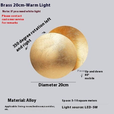 Bedside Wall Lamp Eclipse Stairs Aisle Light