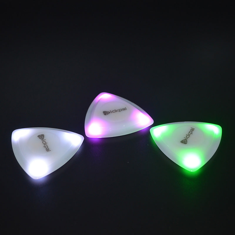 Electric Wooden Guitar Bass Ukulele LED Touch Light-emitting Pick
