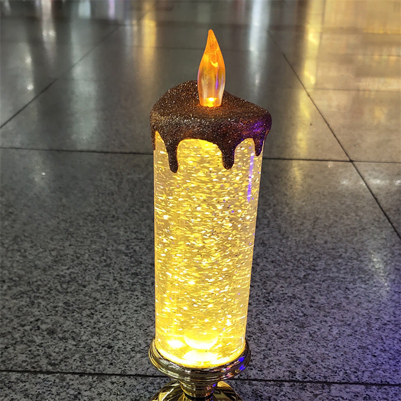 Decorative Handicraft Night Light Colorful Dream Crystal Candle