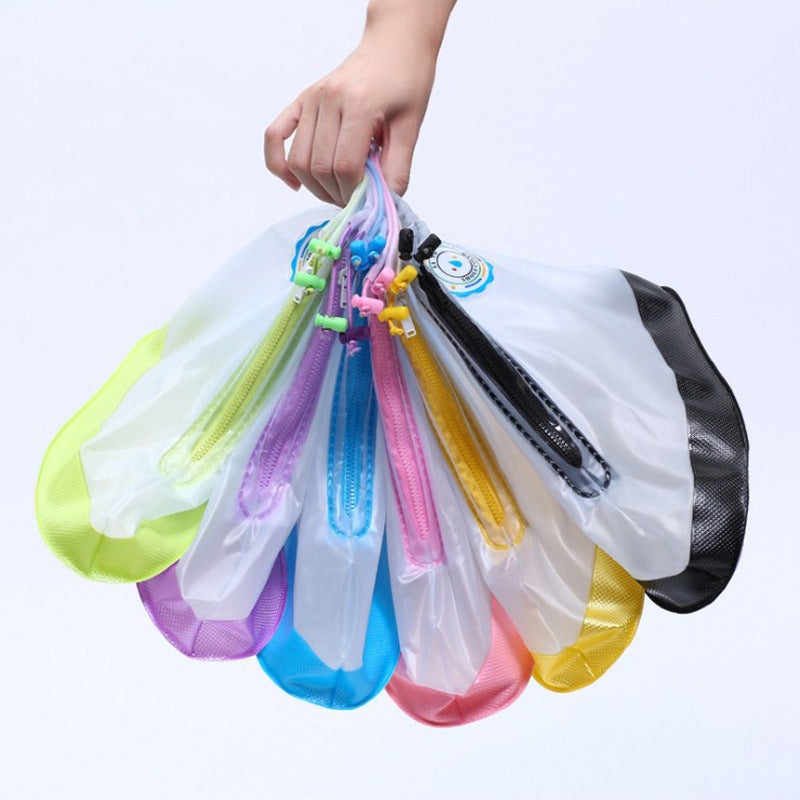 Outdoor Medium Sleeve Rainproof Shoe Cover Thickened And Wear-resistant