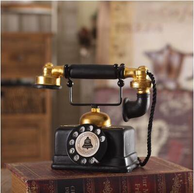Fake Book And Telephone Ornament For Living Room Cafe