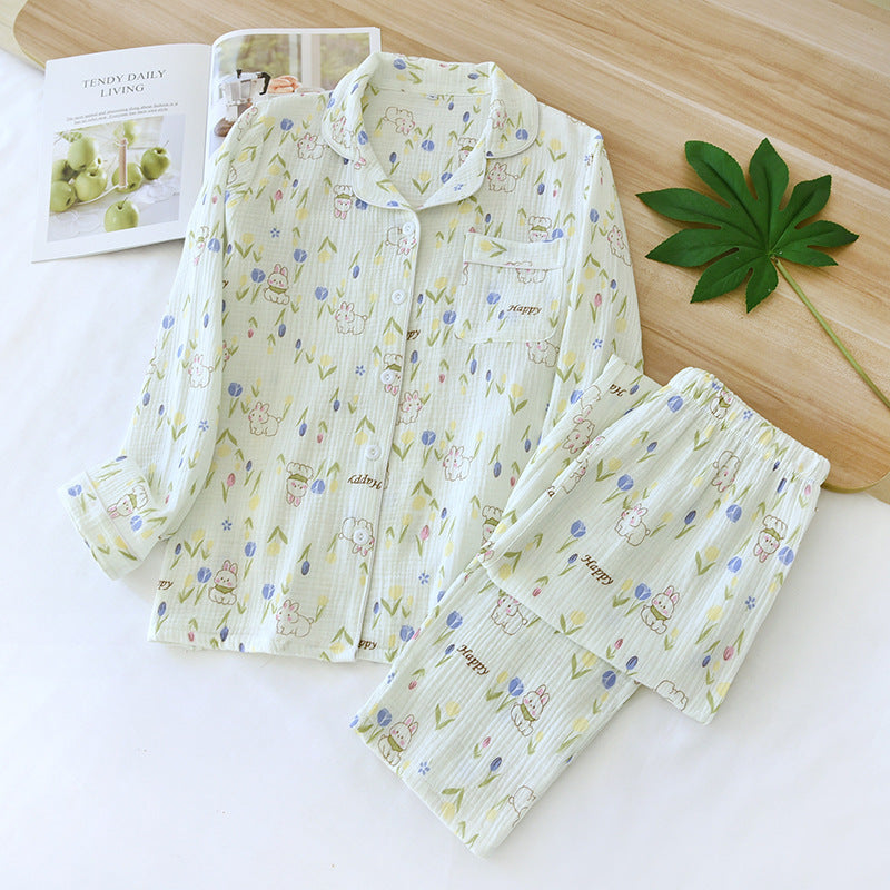 Women's Fashion Cotton Homewear Suit