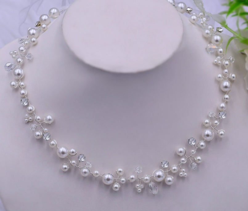 Bridal Headband Wedding Bridesmaid Wreath Headband