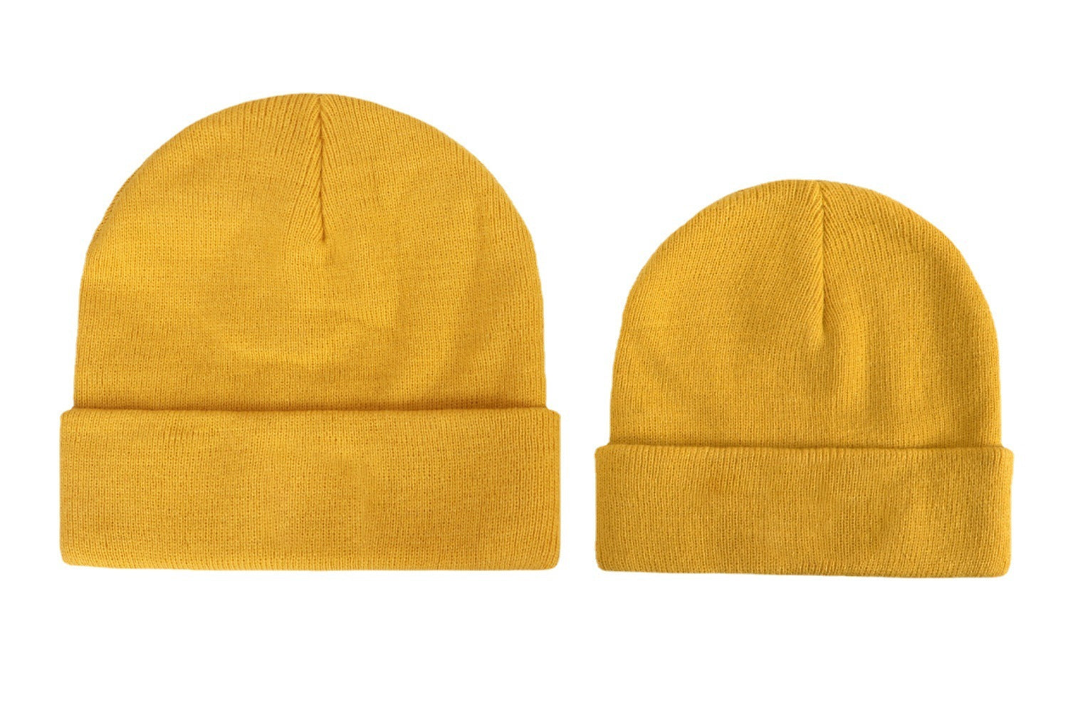 Breathable Warm Acrylic Dome Parent-Child Autumn Winter Knitted Hat