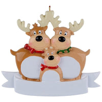 Yellow Horn Deer3 heads