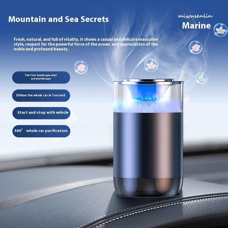 Car Aromatherapy Diffuser, Cloud Mist Air Freshener with Natural Fragrance for Cars, Trucks, RVs, and Sedans