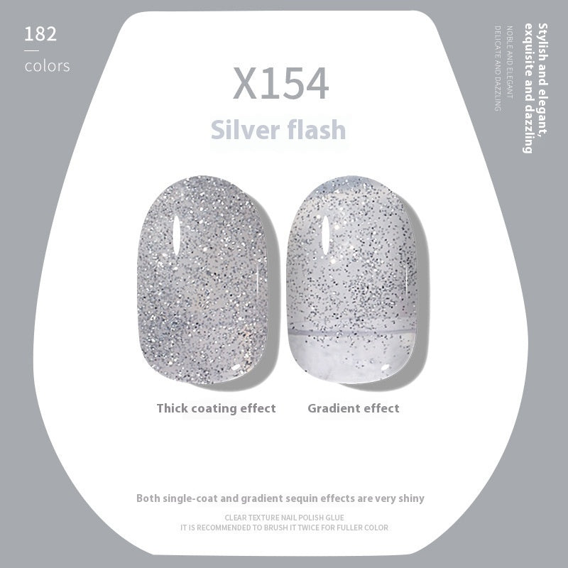 Nude Ice Transparent Color Cherry Red White UV Polish