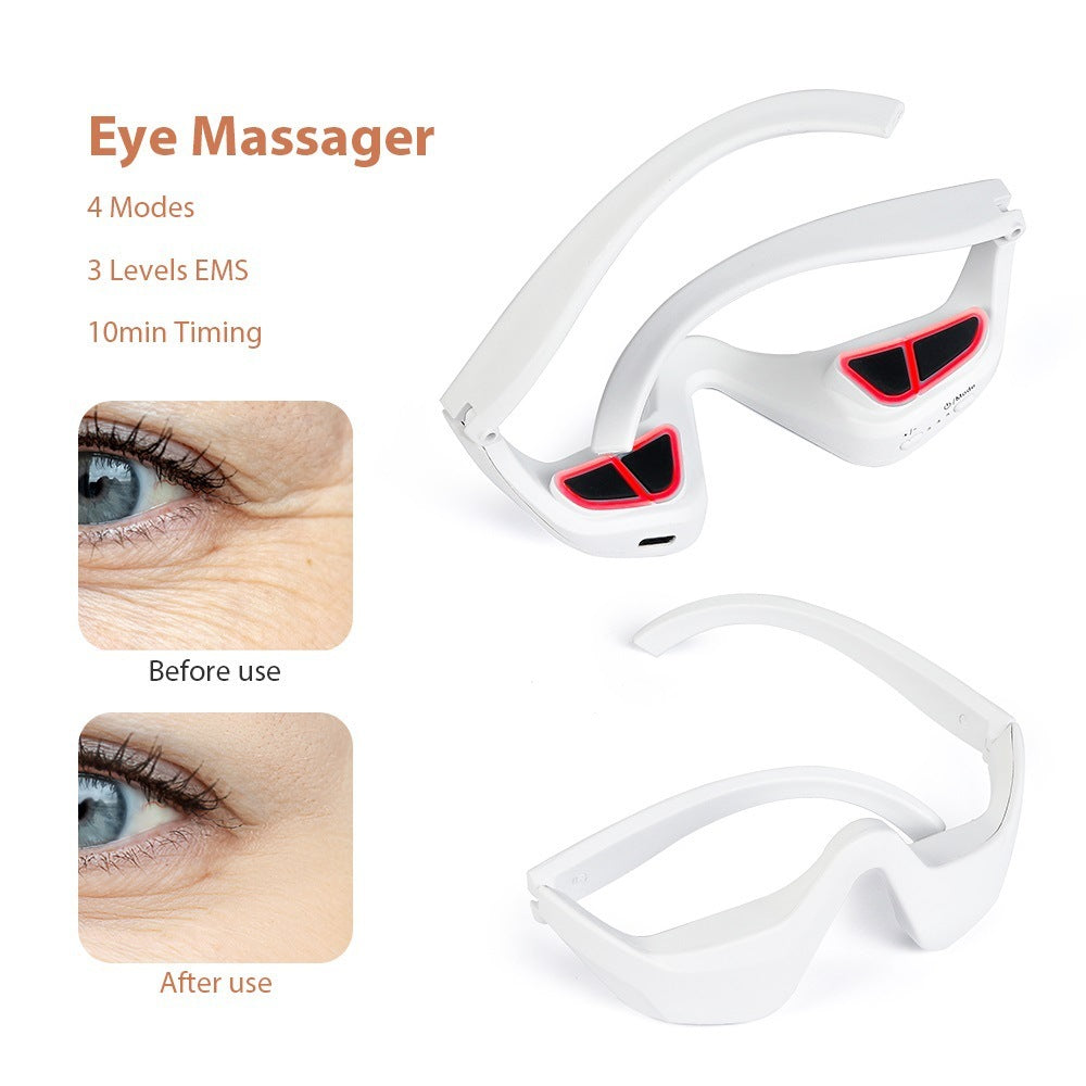 Eye Massager Glasses for Eye Fatigue Relief and Under-Eye Relaxation