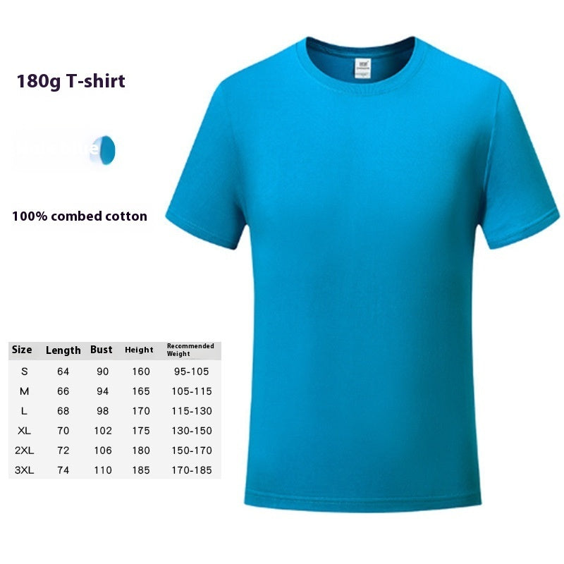 Cotton Round Neck T Shirt Overall Relaxed Fit Unisex