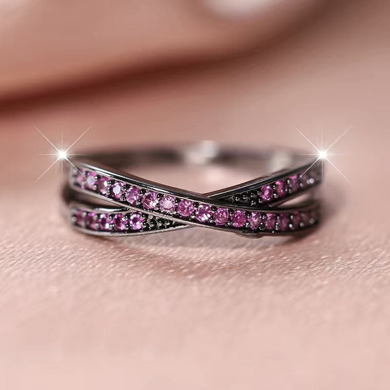 Unisex Geometric Square Opal Ring – Antique Silver Alloy Jewelry