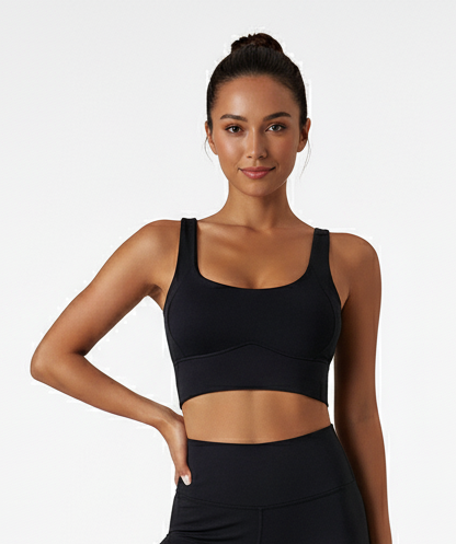 Women’s Nude Sports Bra Crop Top – Quick-Dry Yoga & Running Fitness Tank