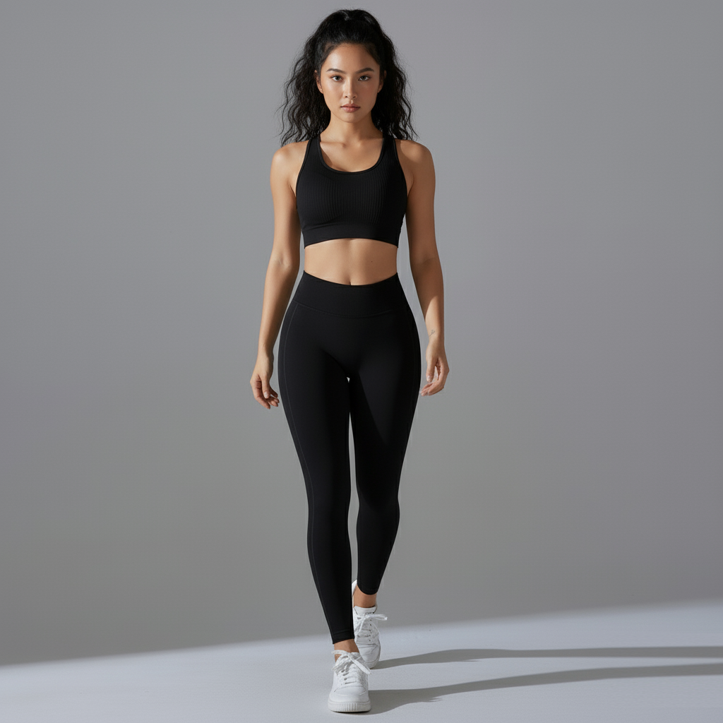 Sculpt & Shape Leggings – Seamless Tummy Control Workout Pants