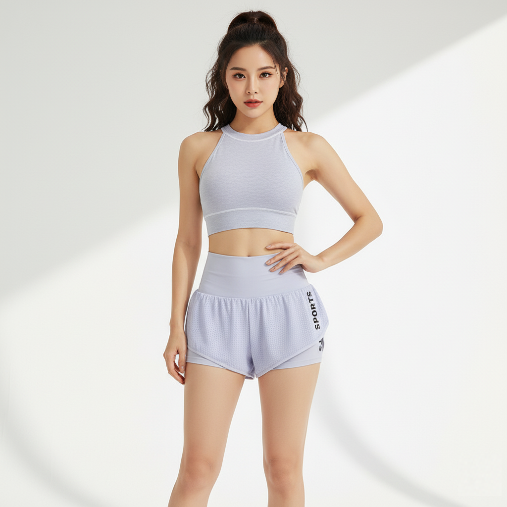 Lightweight Training Shorts – High Waist Sports Shorts