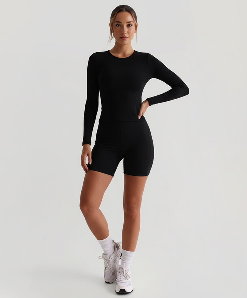 High Waist Bodycon Shorts for Women – Casual & Sporty Style
