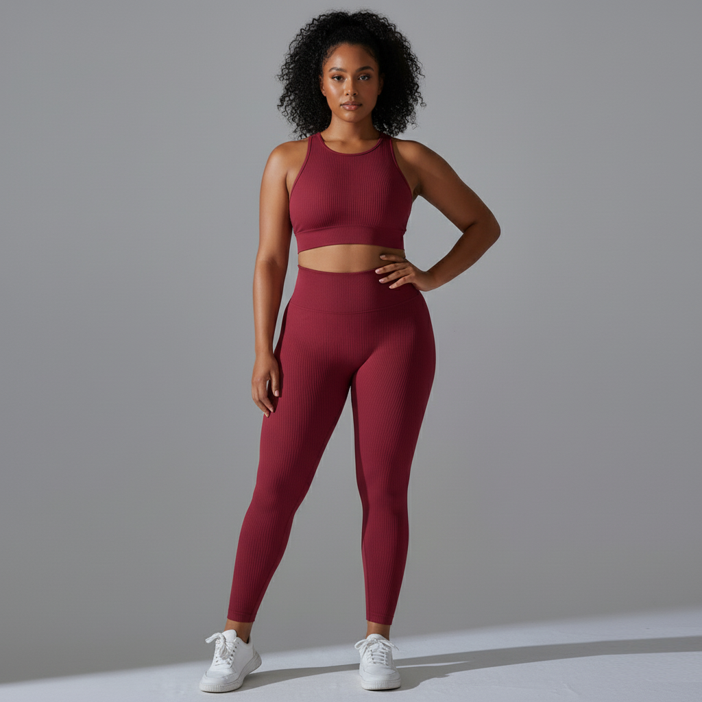 Sculpt & Shape Leggings – Seamless Tummy Control Workout Pants