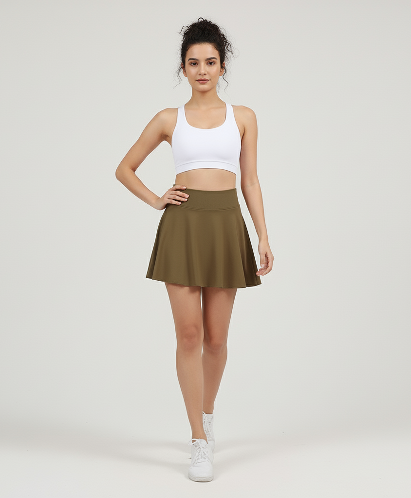 Athletic Pleated Skirt – Women’s Tennis, Badminton, and Yoga Activewear Skirt
