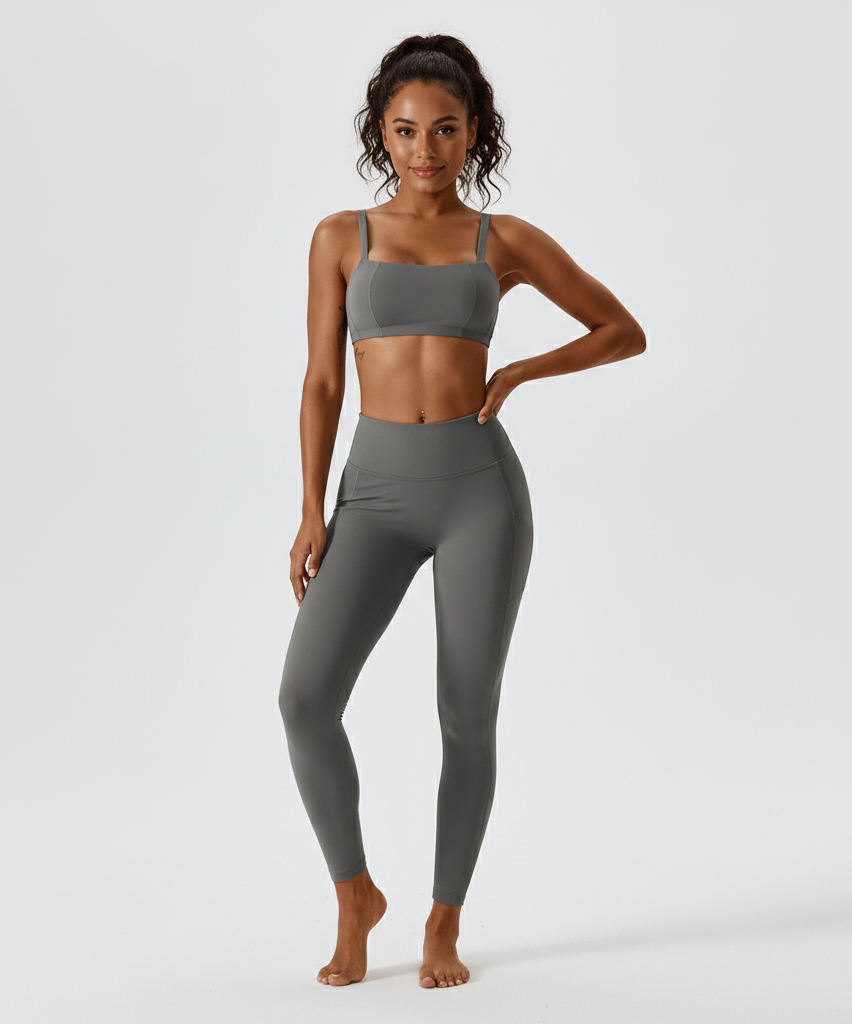 Women’s Quick-Dry Sports Bra – Slim Fit, Adjustable Straps, Running & Yoga Activewear