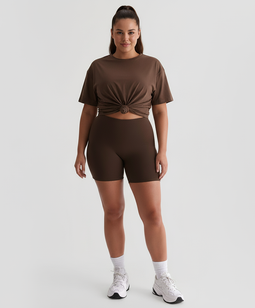 High Waist Bodycon Shorts for Women – Casual & Sporty Style