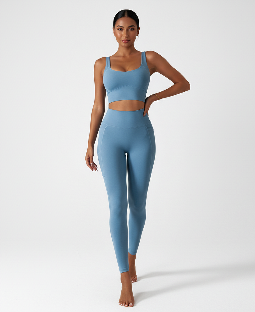 Women’s Nude Sports Bra Crop Top – Quick-Dry Yoga & Running Fitness Tank