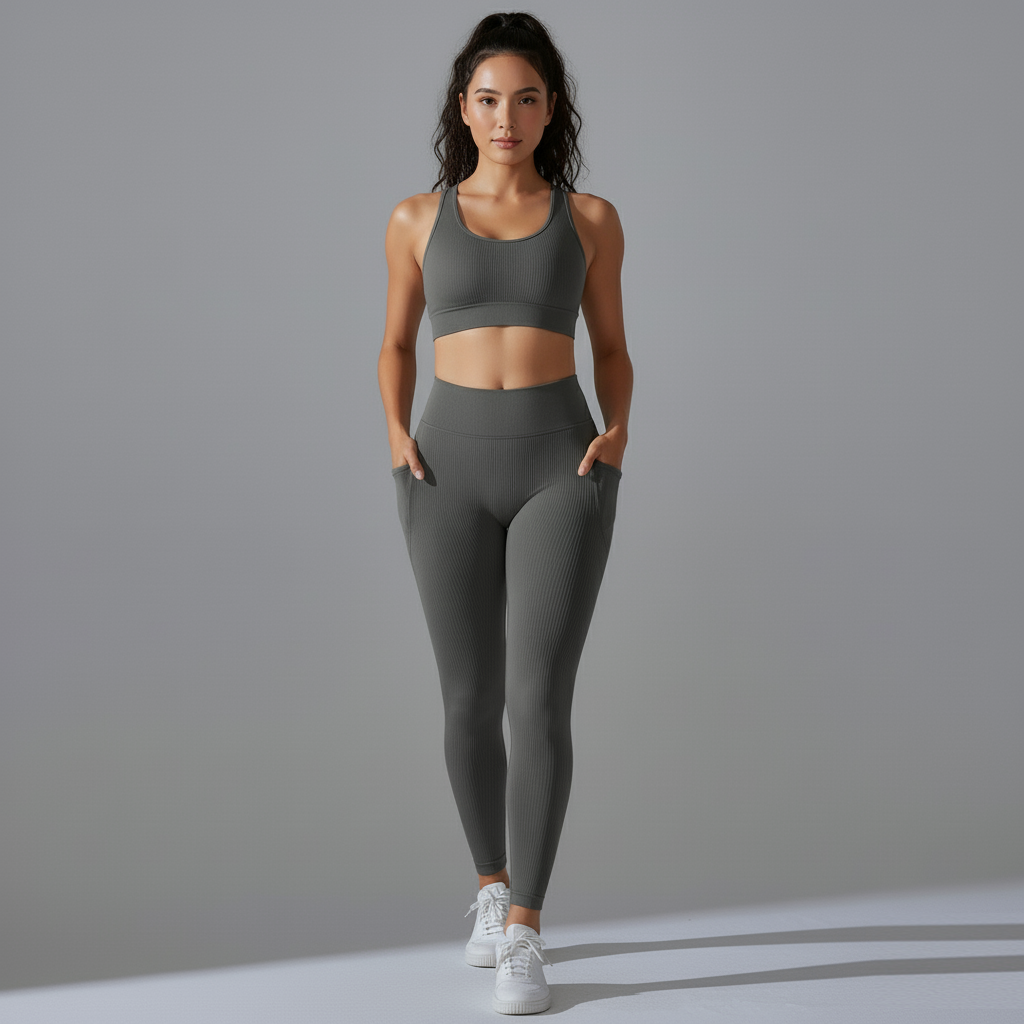 Sculpt & Shape Leggings – Seamless Tummy Control Workout Pants