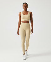 Beige Square Neck