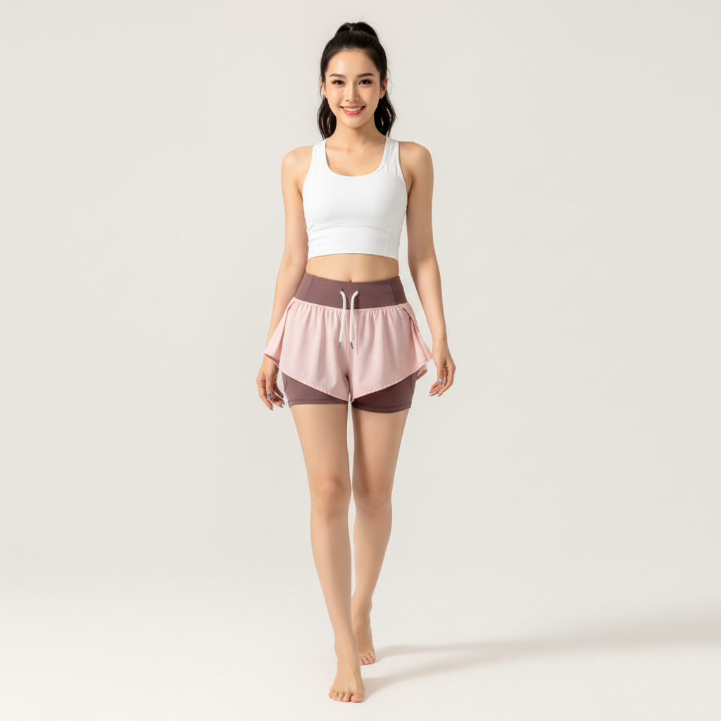 Breathable Sports Shorts with Side Pocket – Summer Fitness & Training