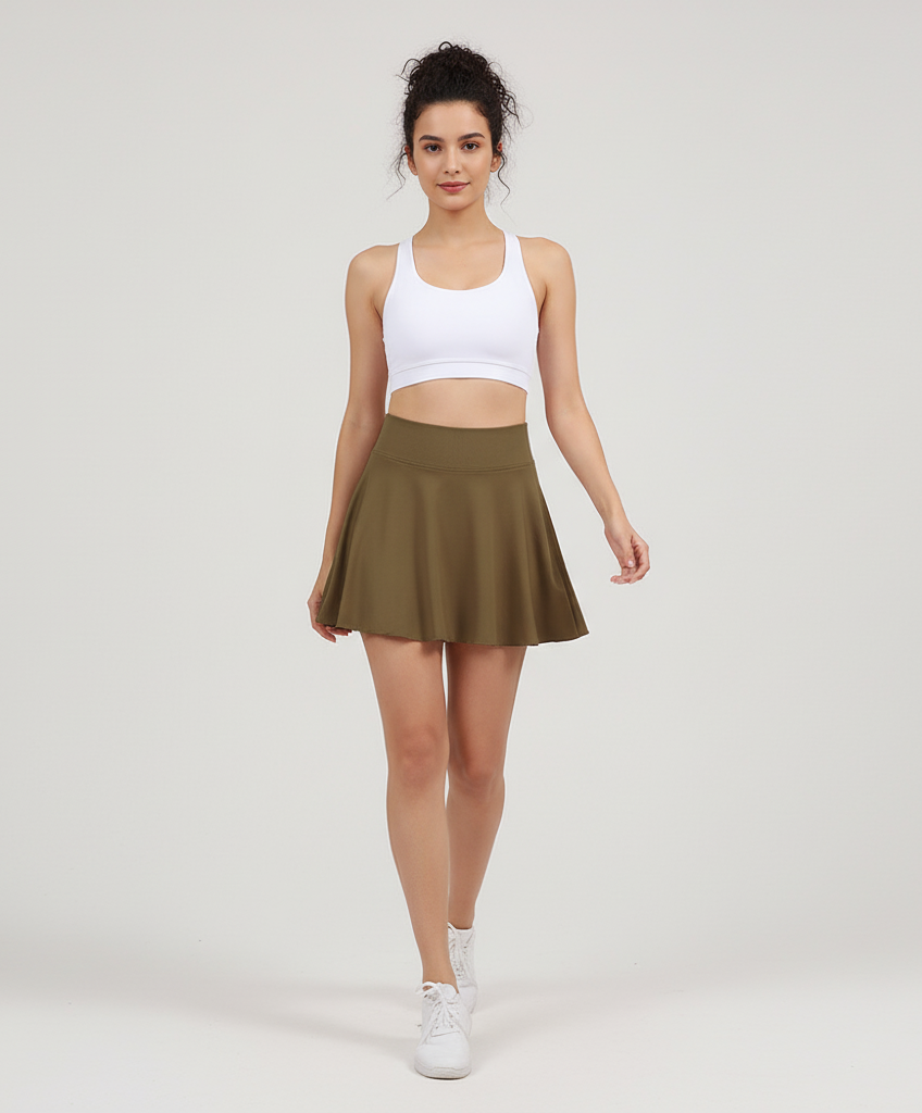 Athletic Pleated Skirt – Women’s Tennis, Badminton, and Yoga Activewear Skirt
