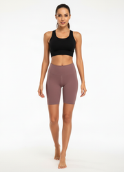 Athletic High Waist Capri Leggings – Breathable Stretch Fitness Pants