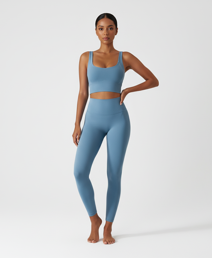 Women’s Nude Sports Bra Crop Top – Quick-Dry Yoga & Running Fitness Tank