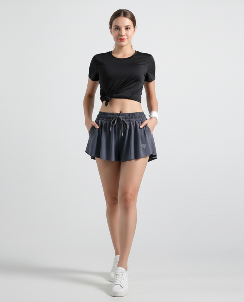 Quick-Dry Fitness Running Shorts – Anti-Light Training Shorts