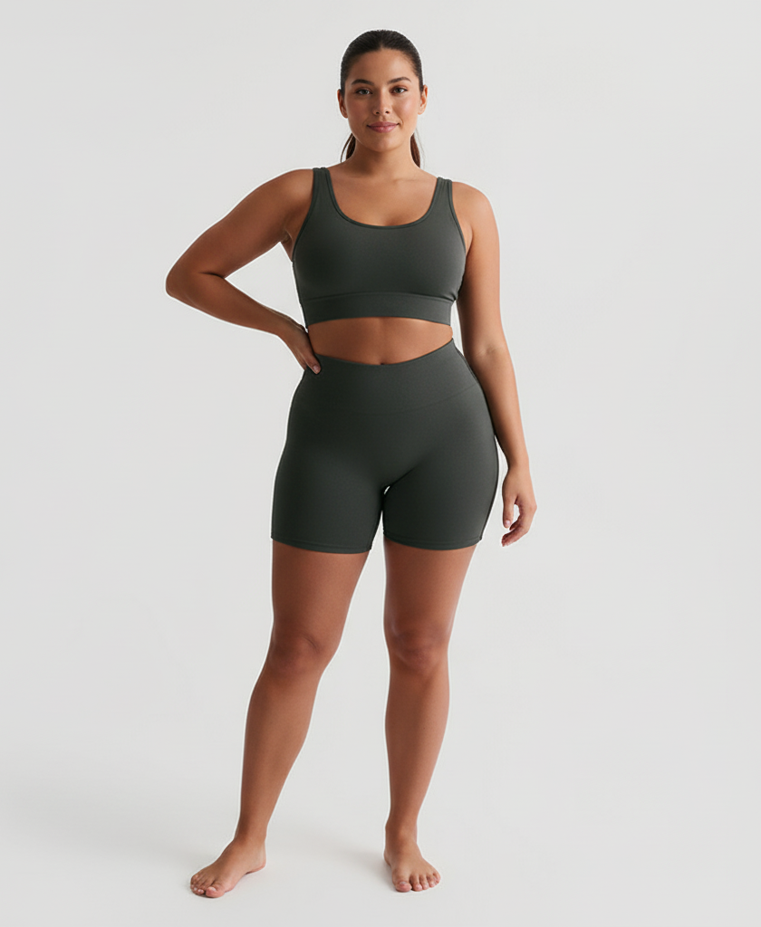 High Waist Bodycon Shorts for Women – Casual & Sporty Style