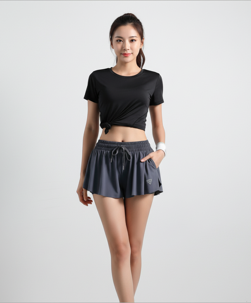 Quick-Dry Fitness Running Shorts – Anti-Light Training Shorts