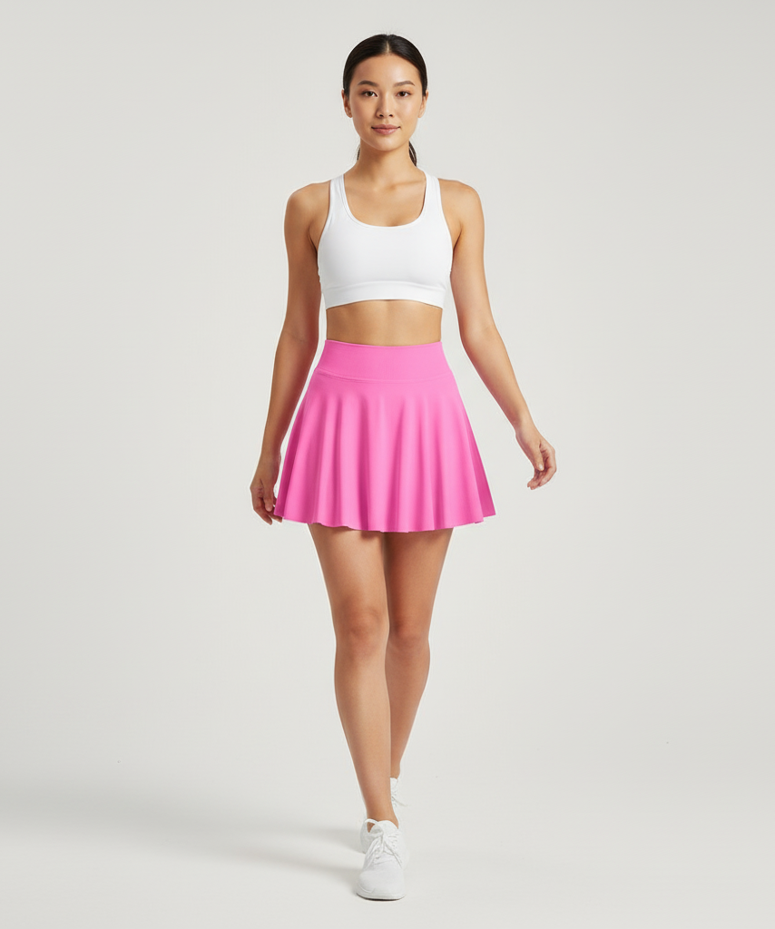 Athletic Pleated Skirt – Women’s Tennis, Badminton, and Yoga Activewear Skirt