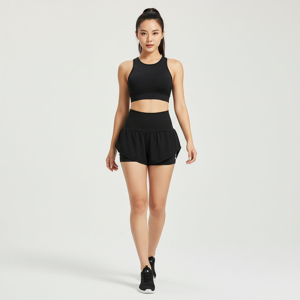 Lightweight Training Shorts – High Waist Sports Shorts