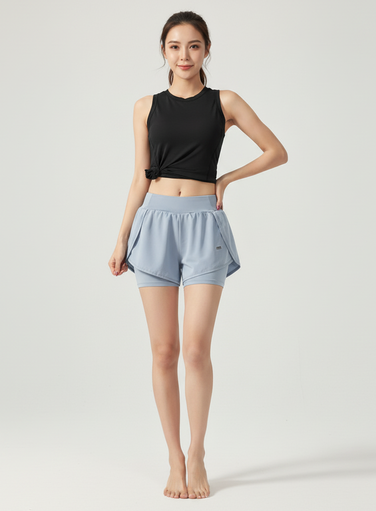 Lightweight Casual Sports Shorts for Women – Quick Dry & Breathable