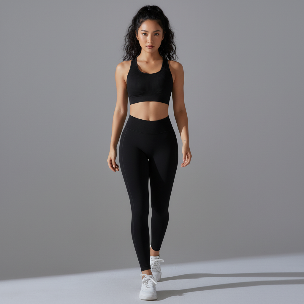 Sculpt & Shape Leggings – Seamless Tummy Control Workout Pants