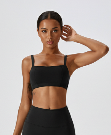 Women’s Quick-Dry Sports Bra – Slim Fit, Adjustable Straps, Running & Yoga Activewear