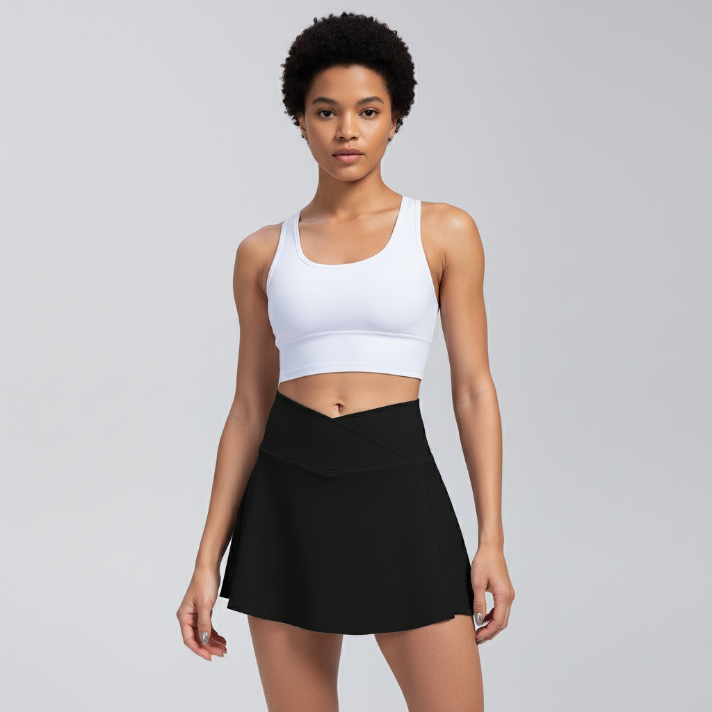 Sports Skort with Pocket – Tennis, Golf, Running, and Yoga Skirt