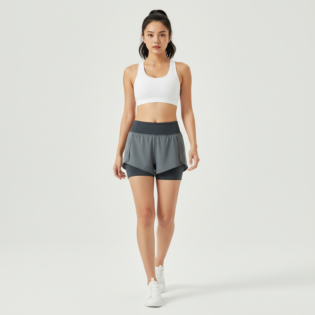 Breathable Sports Shorts with Side Pocket – Summer Fitness & Training
