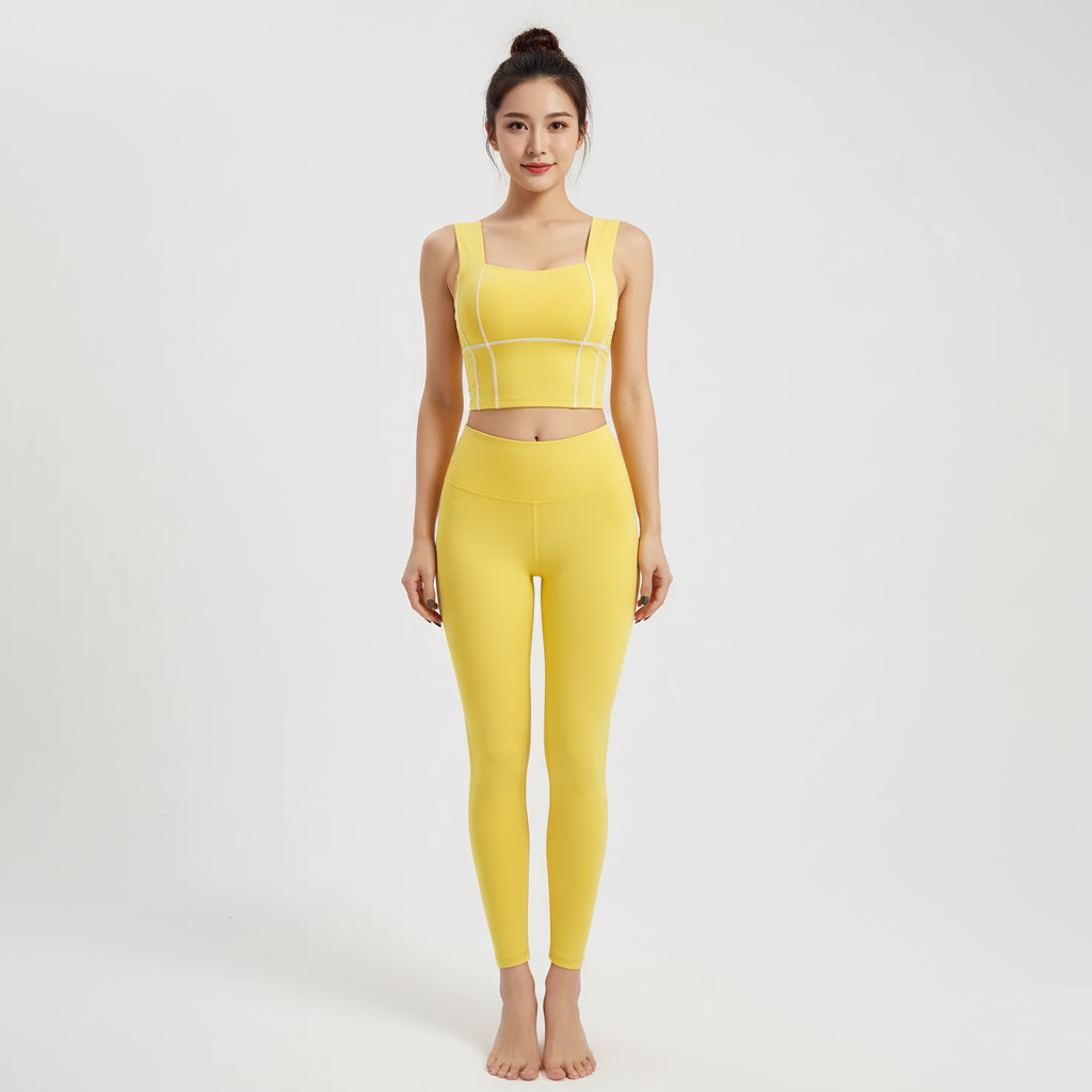 Women’s Sports Bra Crop Top – Padded Yoga Tank