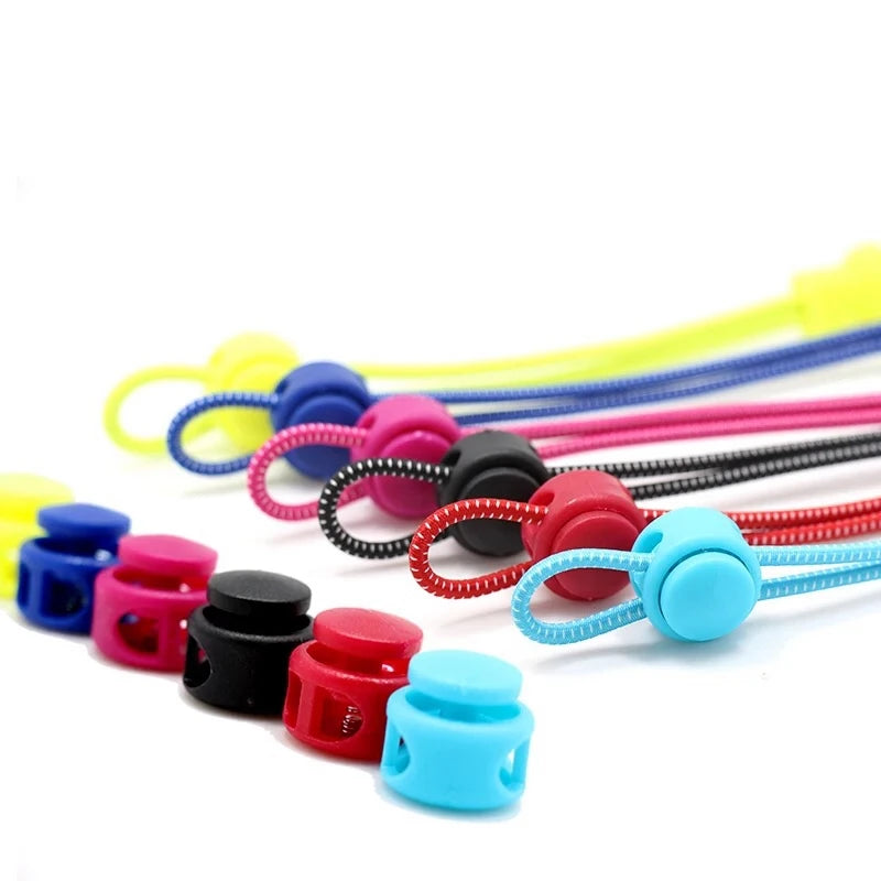 1 pares Lazy Laces Sneaker ShoeLaces Elastic Shoe Laces Shoe 