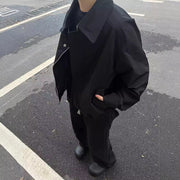 American-style Profile Wide High-grade Lapel Three-proof Jacket