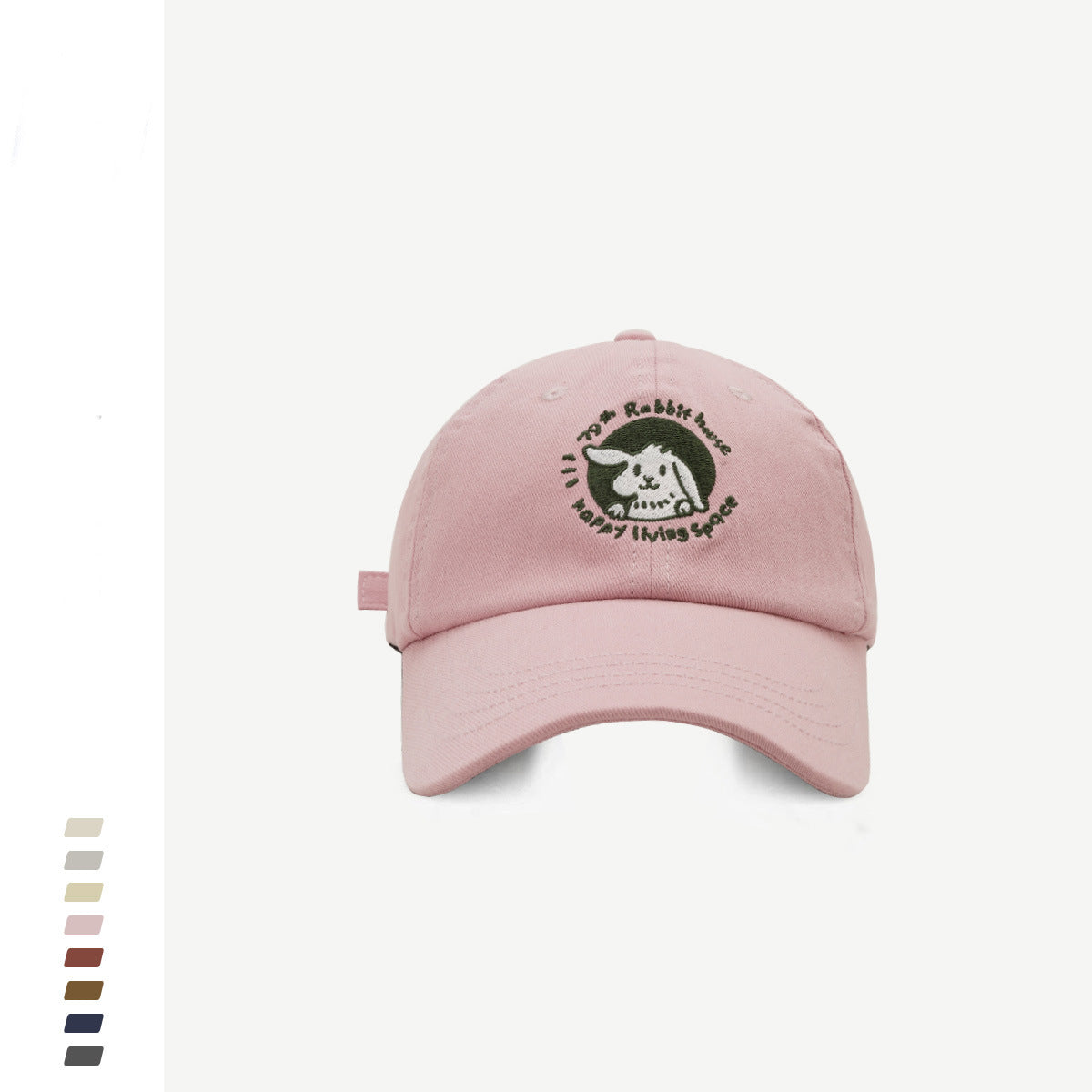 Hat Female Sweet Cute Rabbit Embroidered Baseball Cap