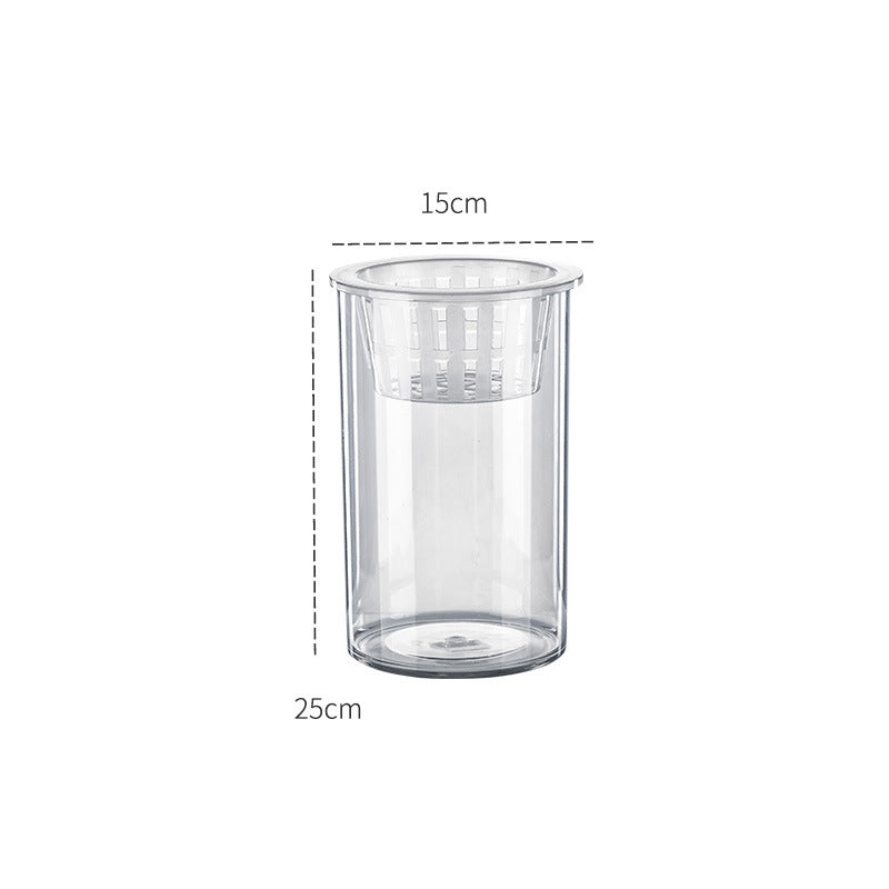 Living Room Micro Landscape Desktop Ecological Pot Transparent Plastic Creative Decoration Fish Tank
