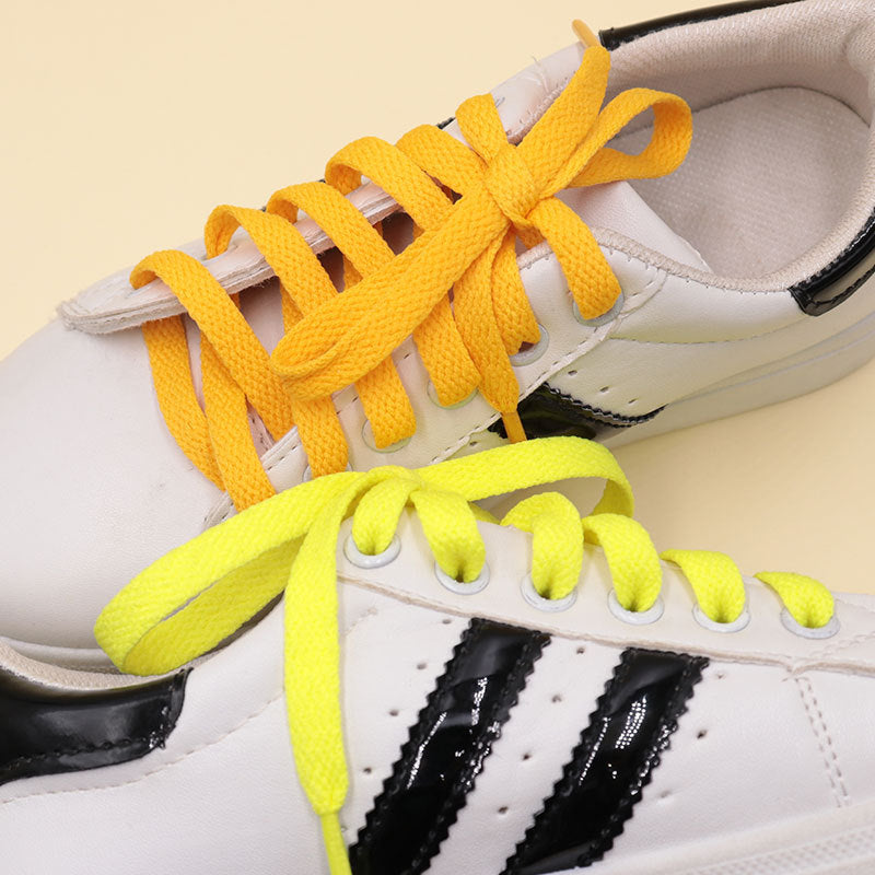 Classic Solid Color Flat Mesh All-Match Shoelace – Universal Footwear Laces