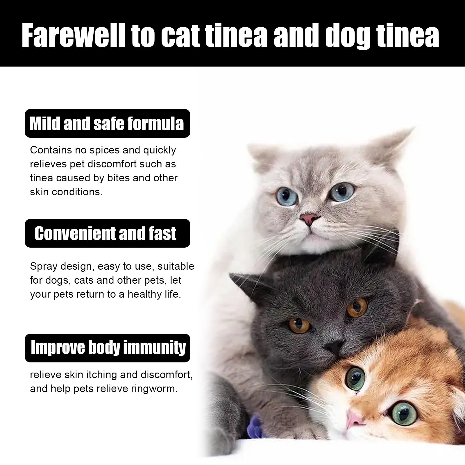 Cat Skin Spray Gentle Cleaning