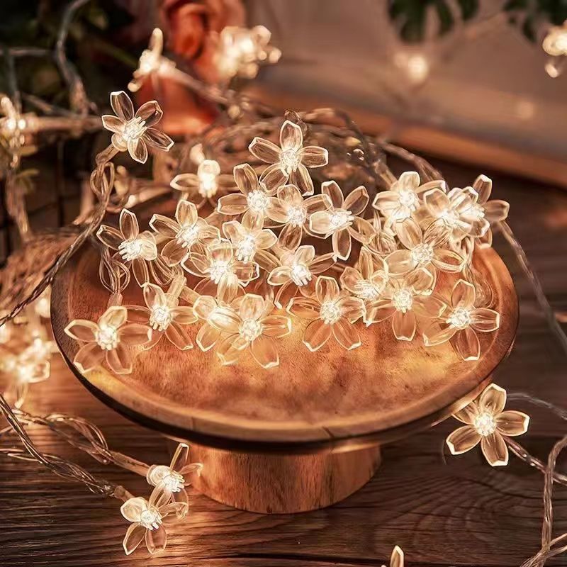 Outdoor Courtyard Colorful Camping Bubble Ball Cherry Blossom Drop-type Decorative Light