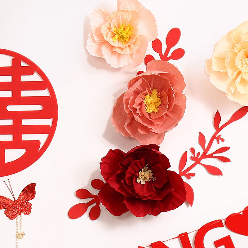 Wedding Supplies Wedding Pleated Decorative Paper Flower