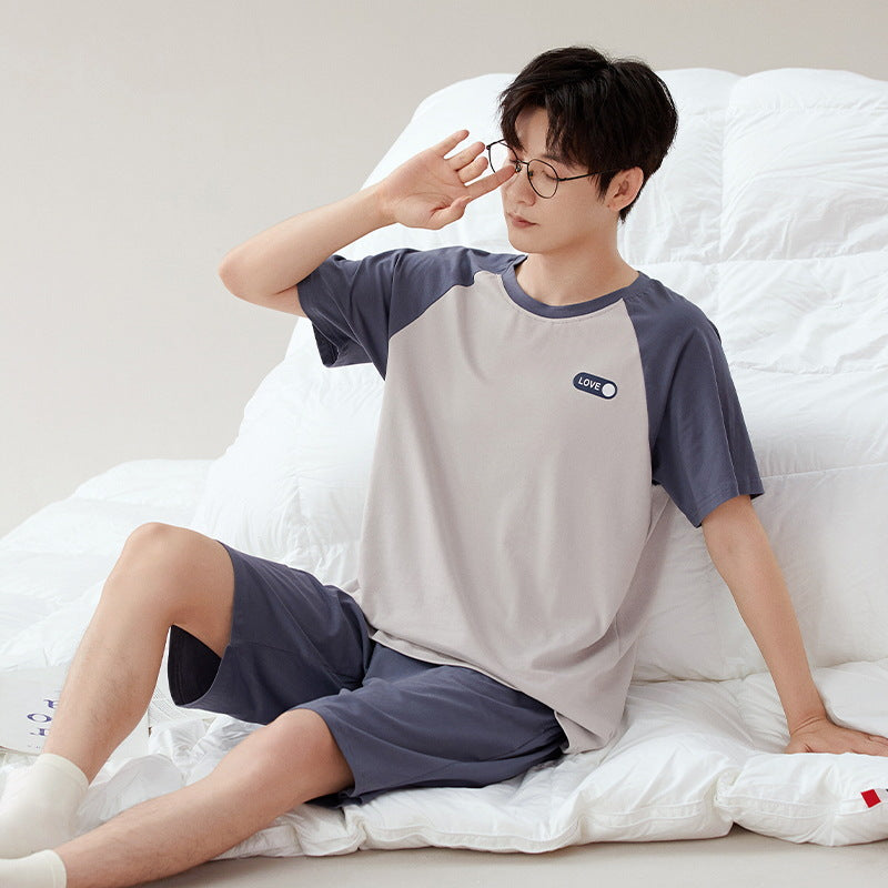 Boys Cotton Pajamas – New Casual Homewear Two-Piece Set