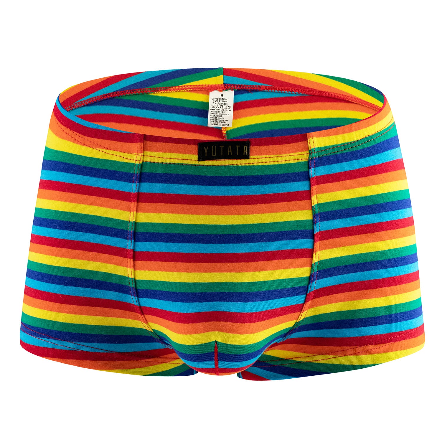 Men's Underwear Rainbow Bag Striped Boxers